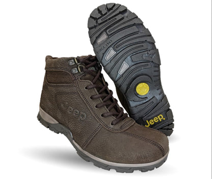 Bota Casual de piel Jeep 10427 Nobuck Café para hombre