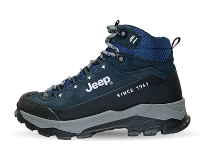 Botas Hiking de piel Jeep 2000 Nobuck Marino para hombre