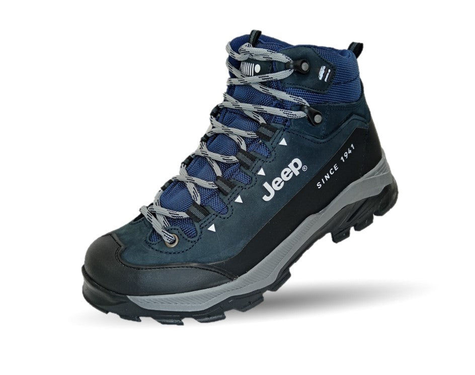 Botas Hiking de piel Jeep 2000 Nobuck Marino para hombre