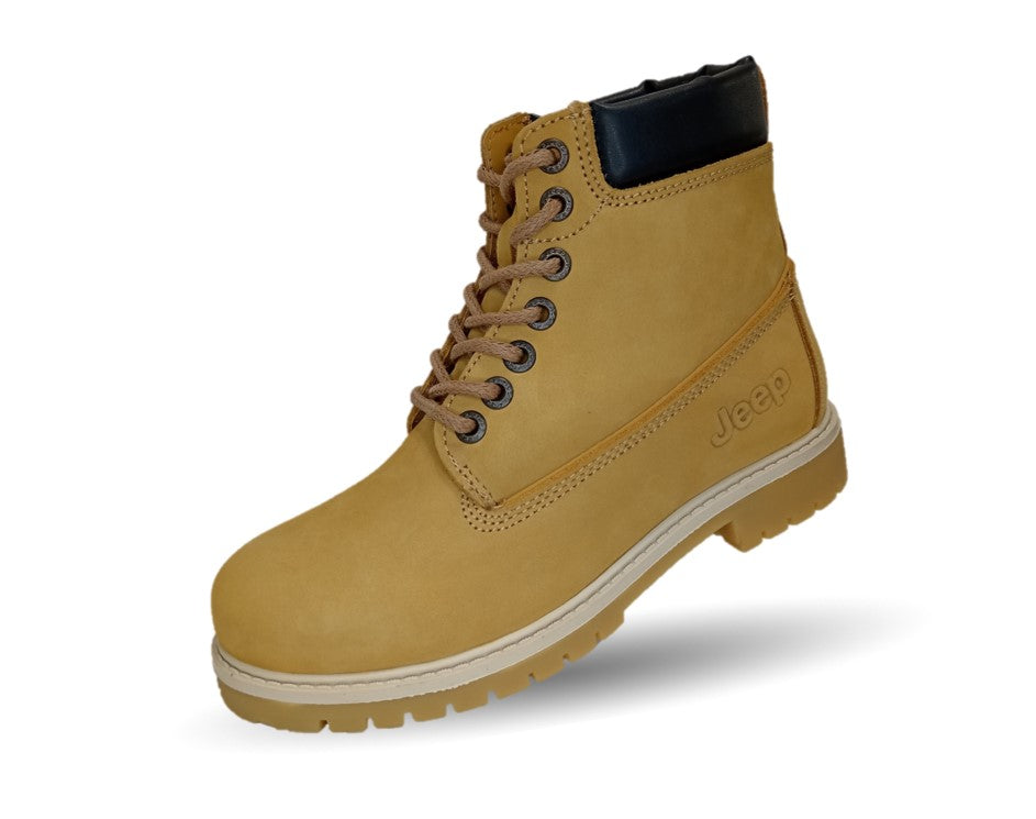 Botas Casuales de piel Jeep 3801 Miel para hombre