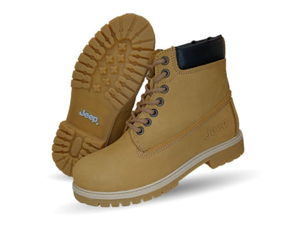 Botas Casuales de piel Jeep 3801 Miel para hombre