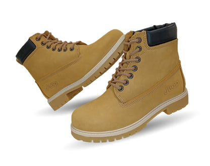 Botas Casuales de piel Jeep 3801 Miel para hombre