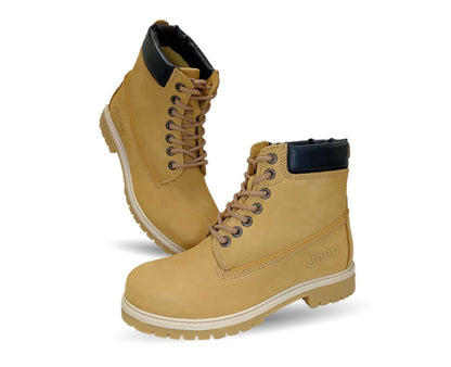 Botas Casuales de piel Jeep 3801 Miel para hombre