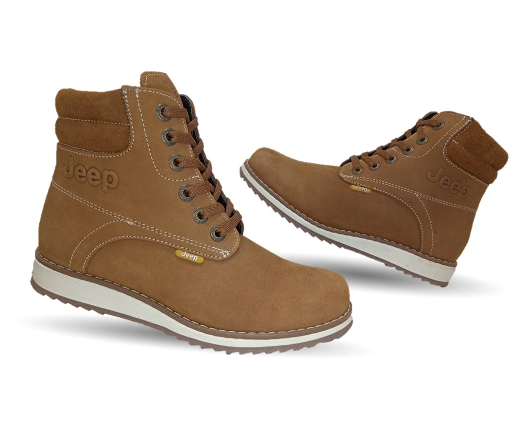 Botas Casuales de piel Jeep 9421 Bronce/Tabaco para mujer