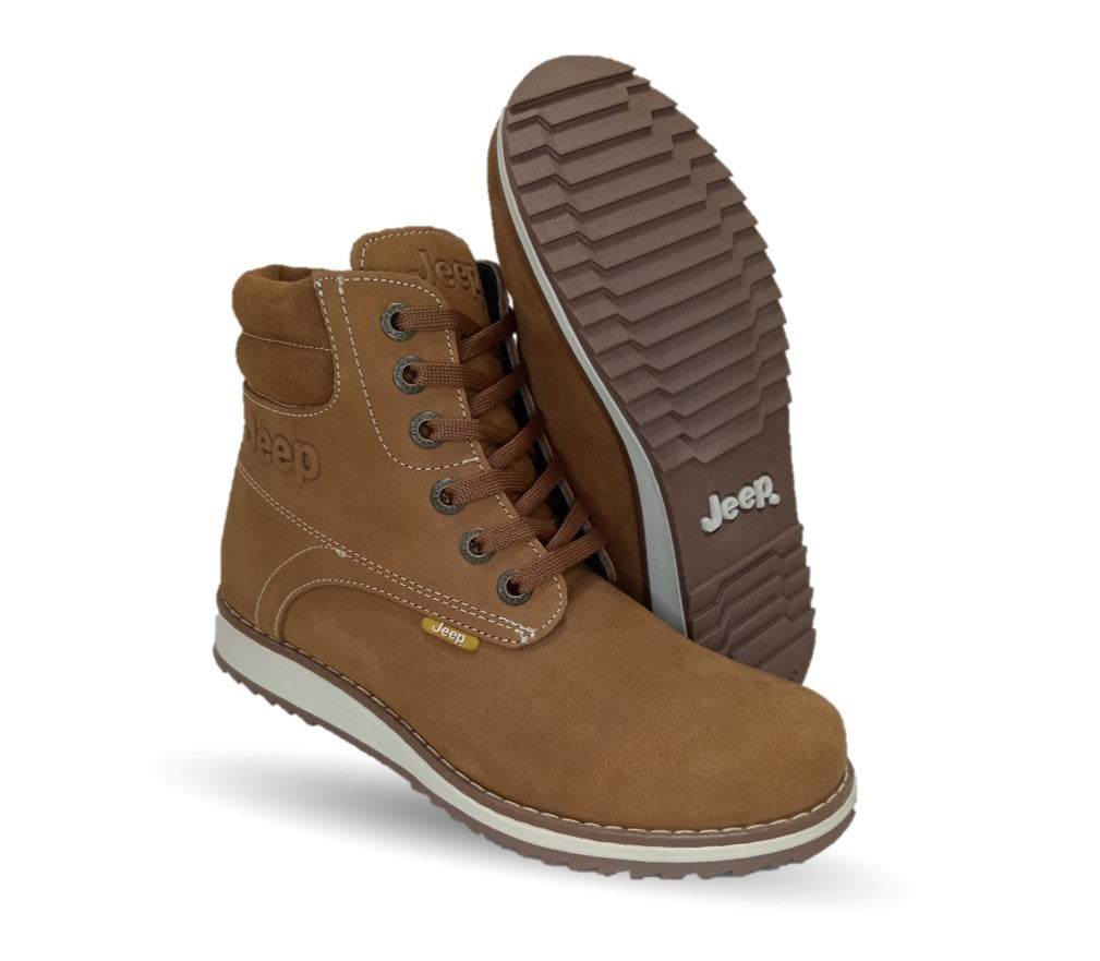Botas Casuales de piel Jeep 9421 Bronce/Tabaco para mujer