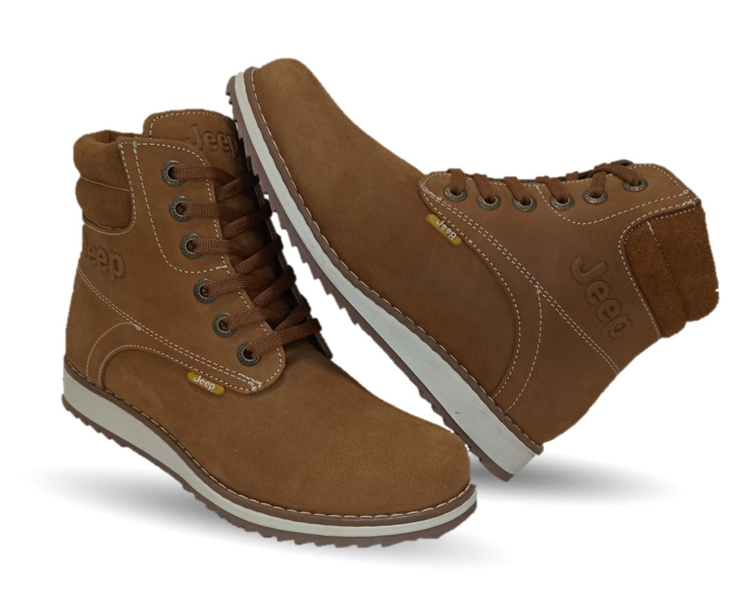 Botas Casuales de piel Jeep 9421 Bronce/Tabaco para mujer