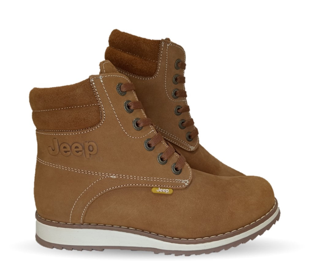 Botas Casuales de piel Jeep 9421 Bronce/Tabaco para mujer