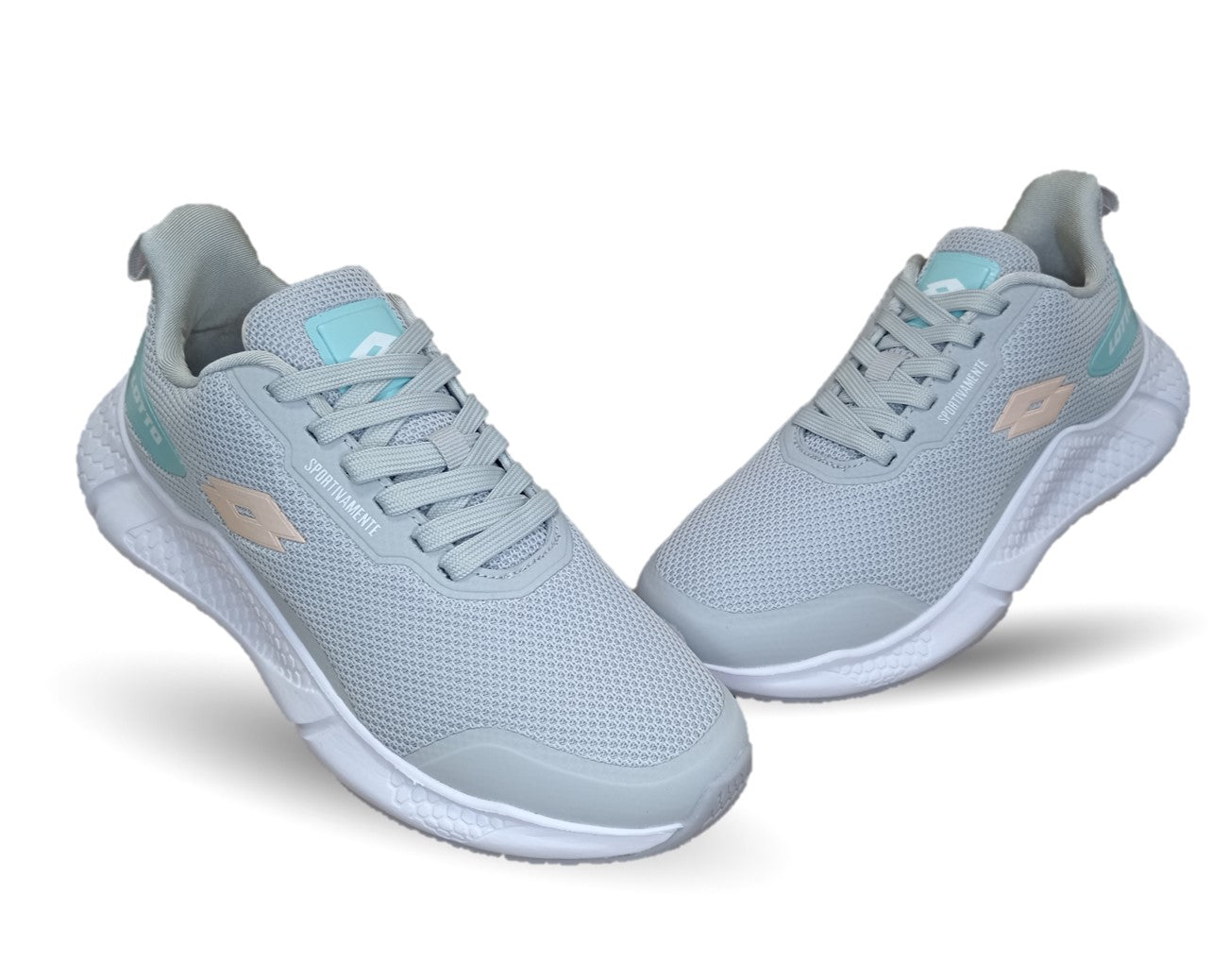 Tenis Deportivo Lotto 2038 Luz/Gris para mujer