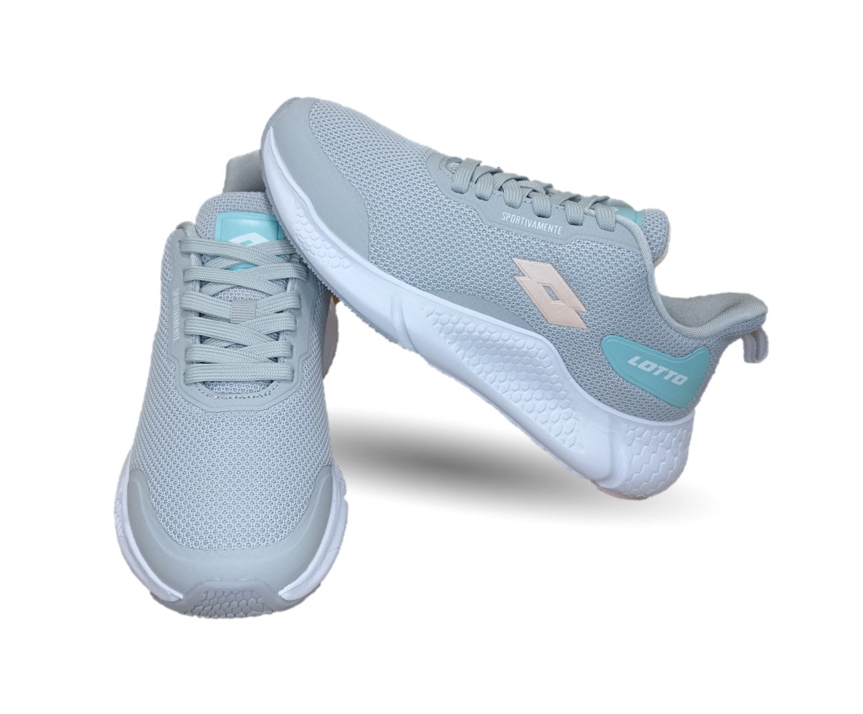 Tenis Deportivo Lotto 2038 Luz/Gris para mujer