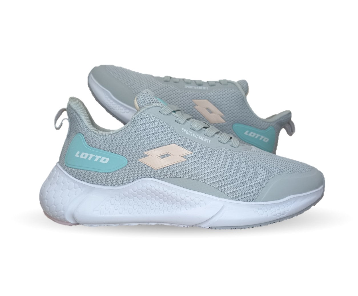 Tenis Deportivo Lotto 2038 Luz/Gris para mujer