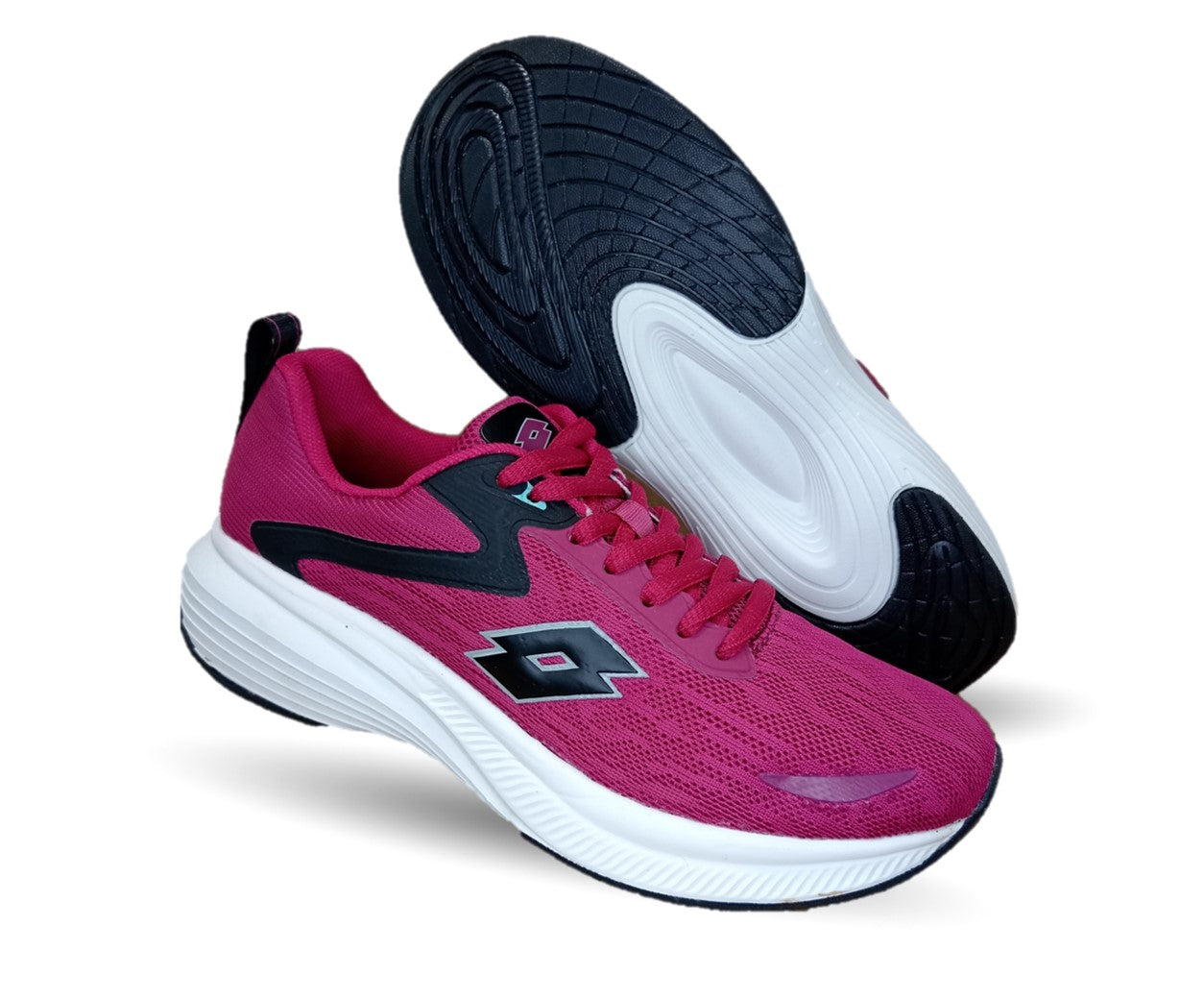 Tenis Deportivo Lotto 610 Cereza/Rojo para mujer