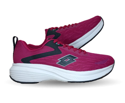 Tenis Deportivo Lotto 610 Cereza/Rojo para mujer