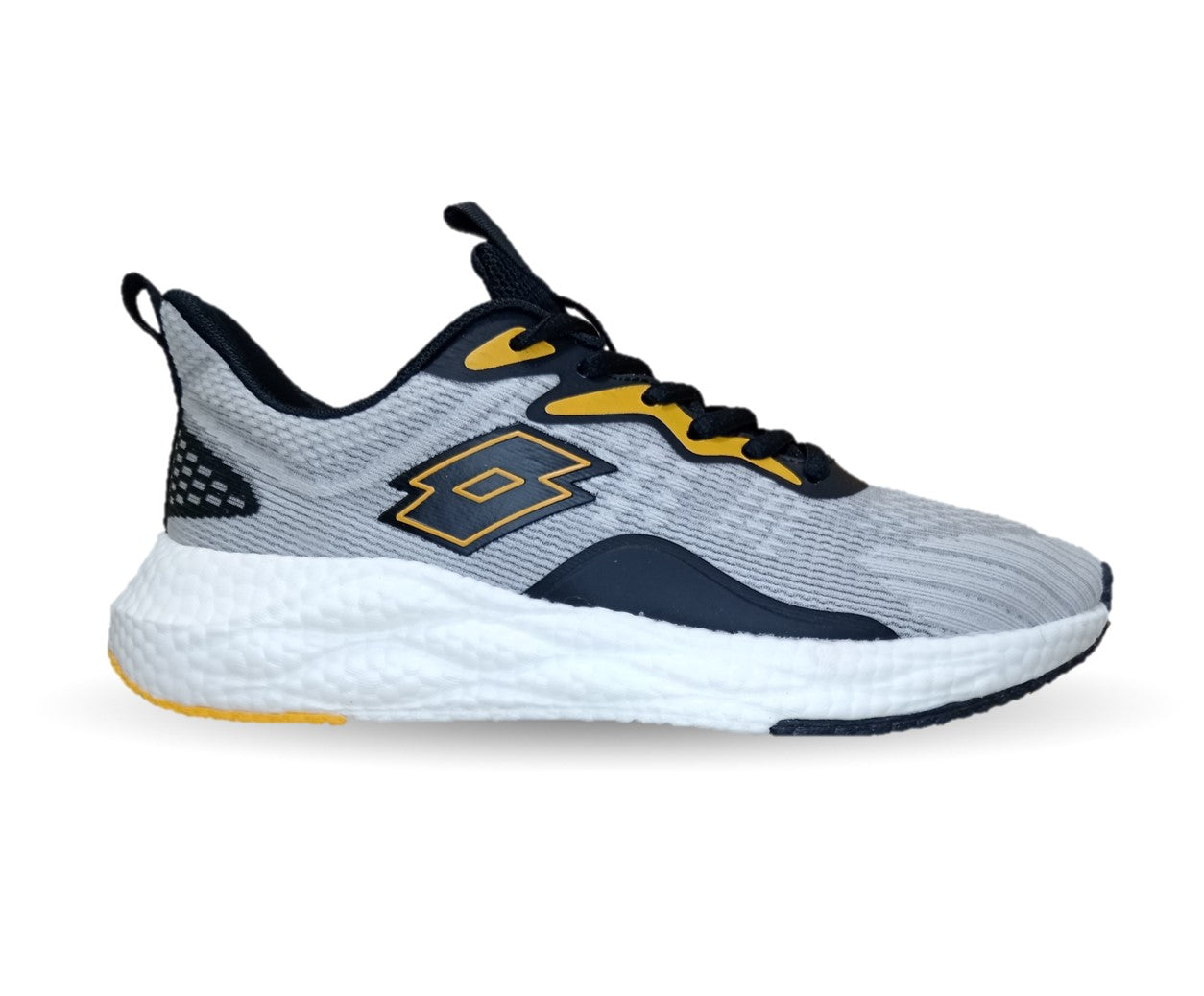 Tenis Deportivos Lotto 8037 Gris/Naranja para hombre