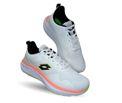 Tenis Deportivos Lotto 9102 Blanco/Neon para hombre