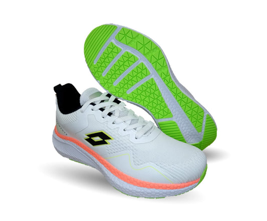 Tenis Deportivos Lotto 9102 Blanco/Neon para hombre