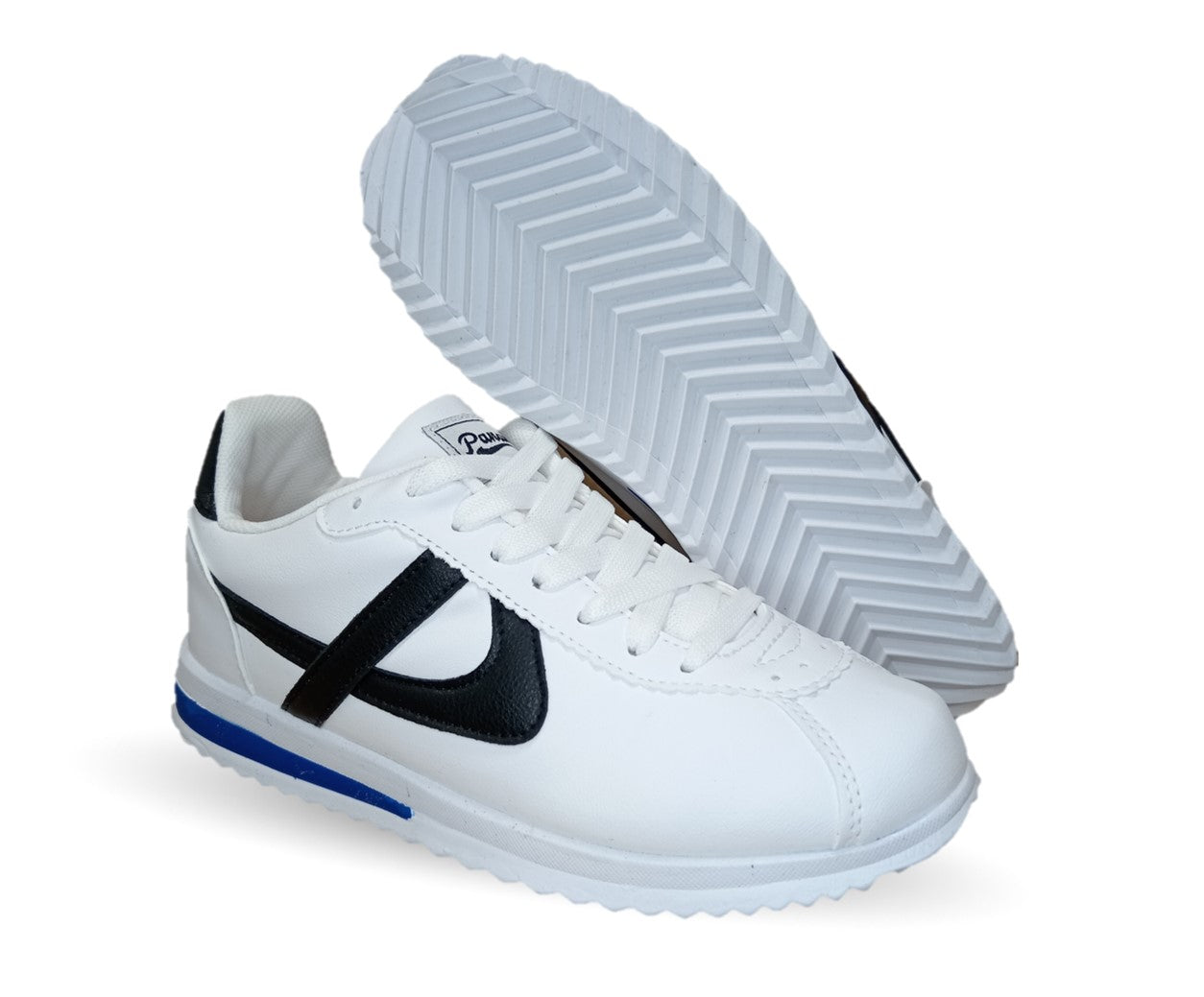 Tenis Urbano Panam 848 Color Blanco/Negro Unisex para hombre y mujer