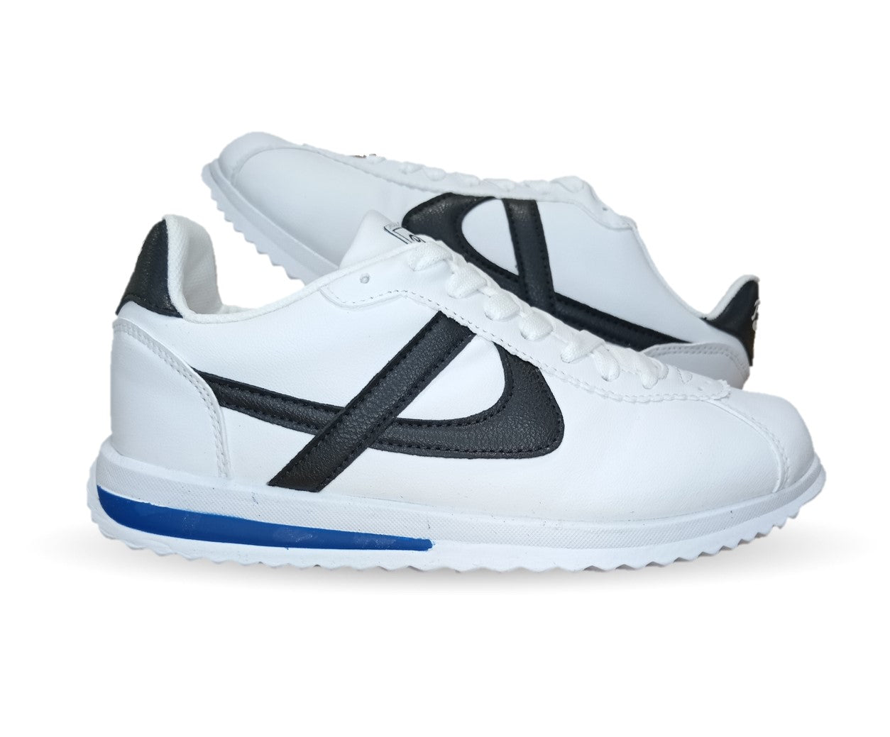 Tenis Urbano Panam 848 Color Blanco/Negro Unisex para hombre y mujer