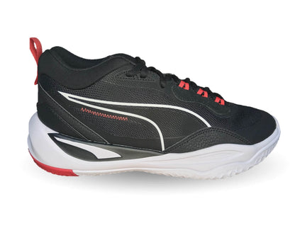 Tenis Deportivo Puma 4101 Negro/Blanco/Rojo para hombre