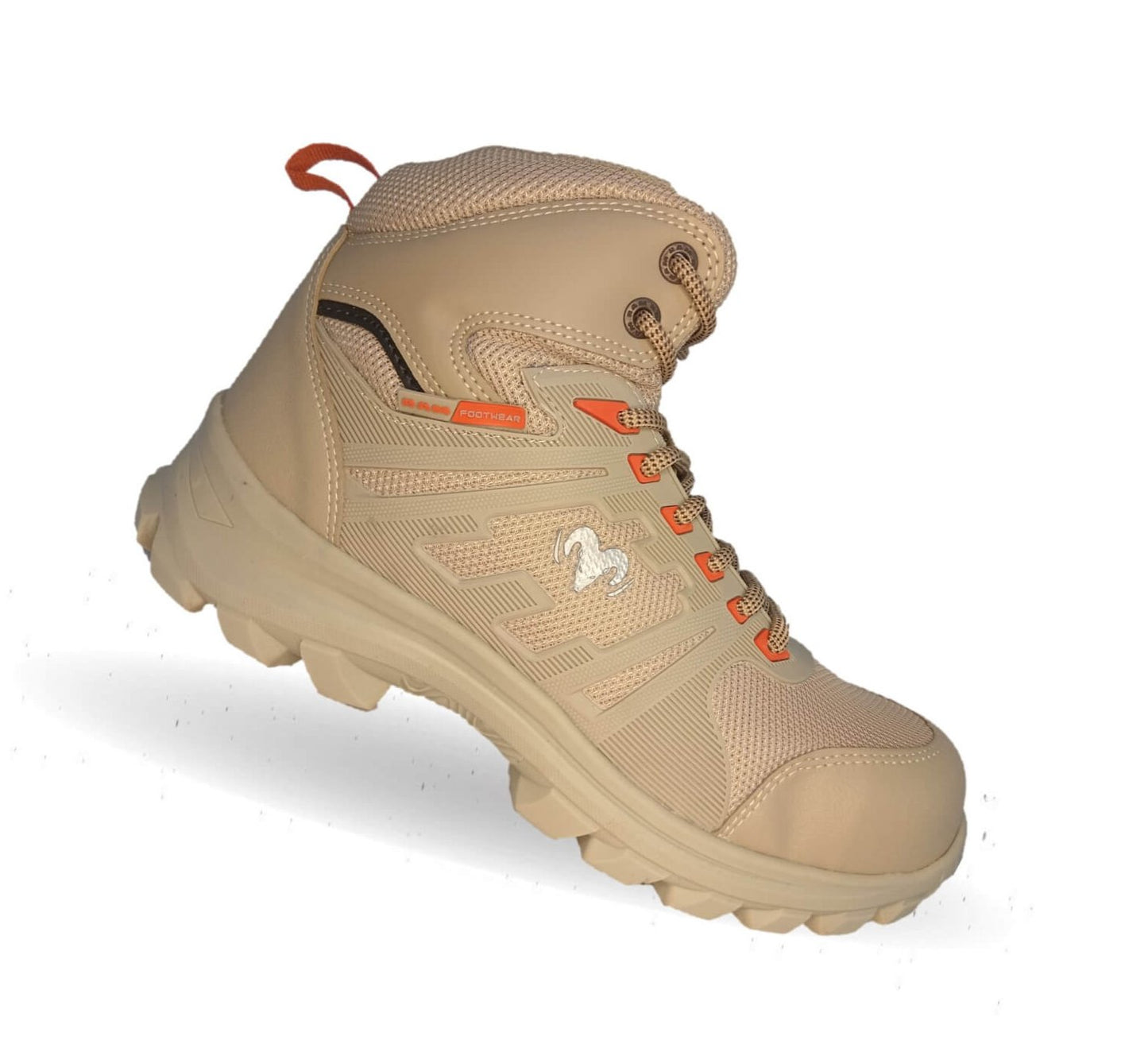 Botas Industriales y Casuales con casco dieléctrico Ram 620 Beige/Naranja para hombre