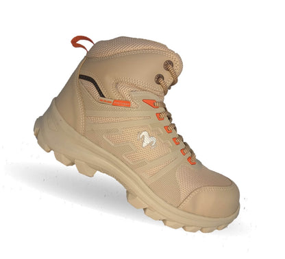 Botas Industriales y Casuales con casco dieléctrico Ram 620 Beige/Naranja para hombre