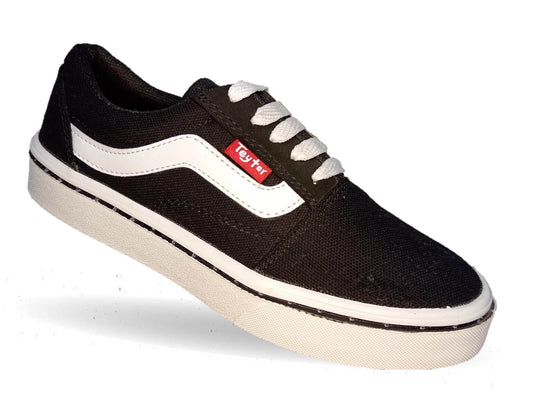 Tenis Urbano Teyter 12 Negro/Blanco Unisex para mujer y hombre