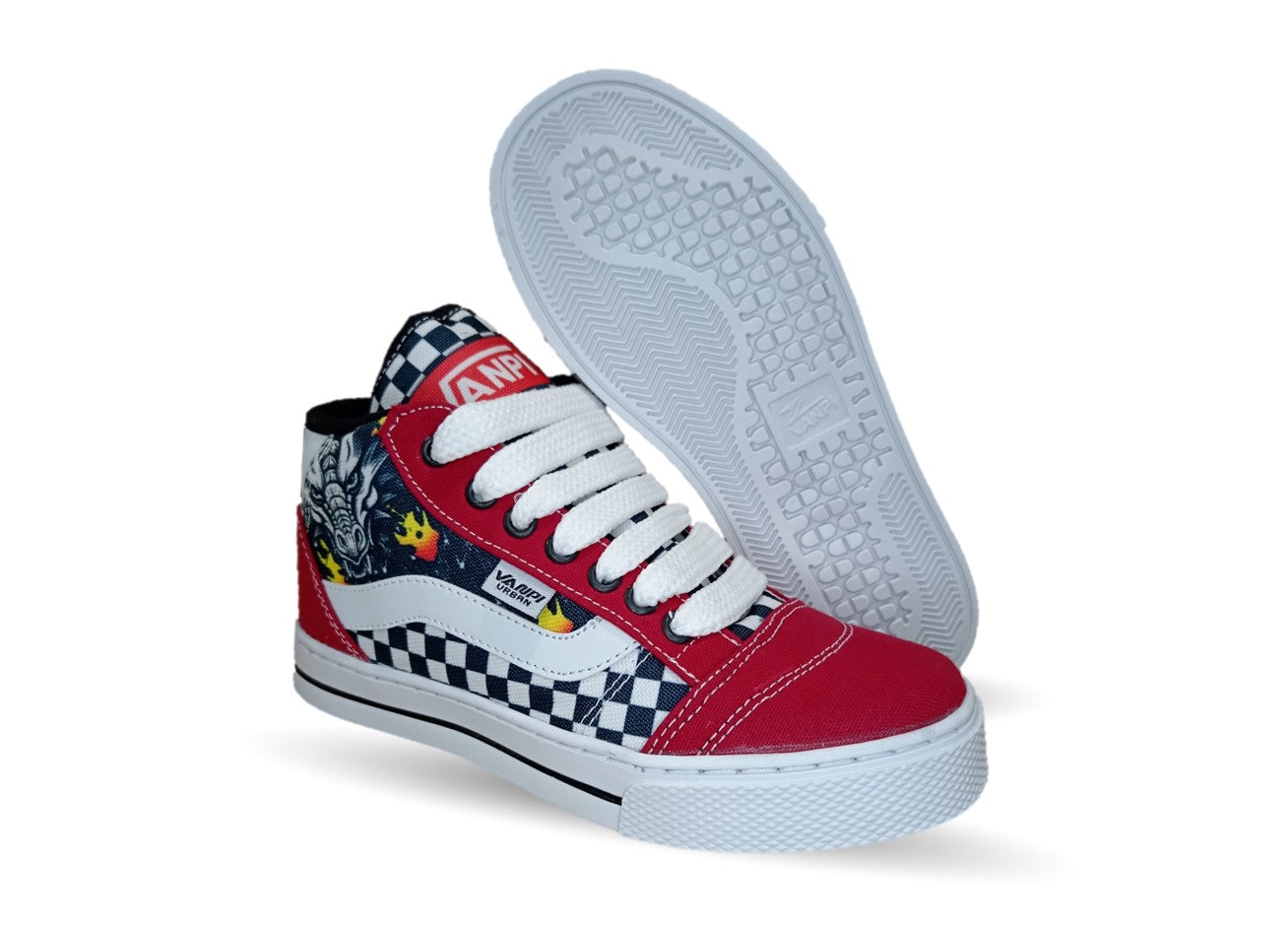 Tenis Urbano Vanpi 730 Rojo Unisex para mujer y hombre