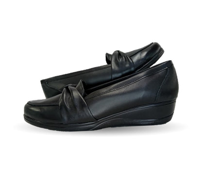 Zapato de Confort de piel Varenka 627 Negro para mujer