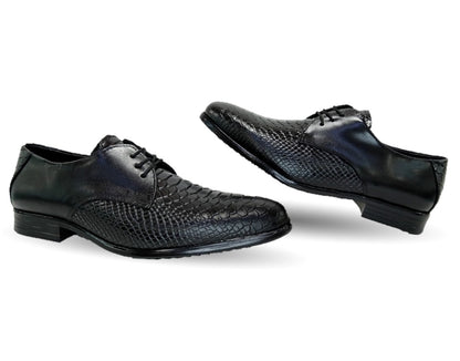 Zapato de Vestir de piel Viakentto 401 Negro para hombre
