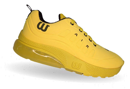 Tenis Deportivo Wisdom 1755 Amarillo Unisex para joven, mujer y hombre